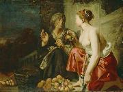 Caesar van Everdingen Vertumnus and Pomona oil painting artist